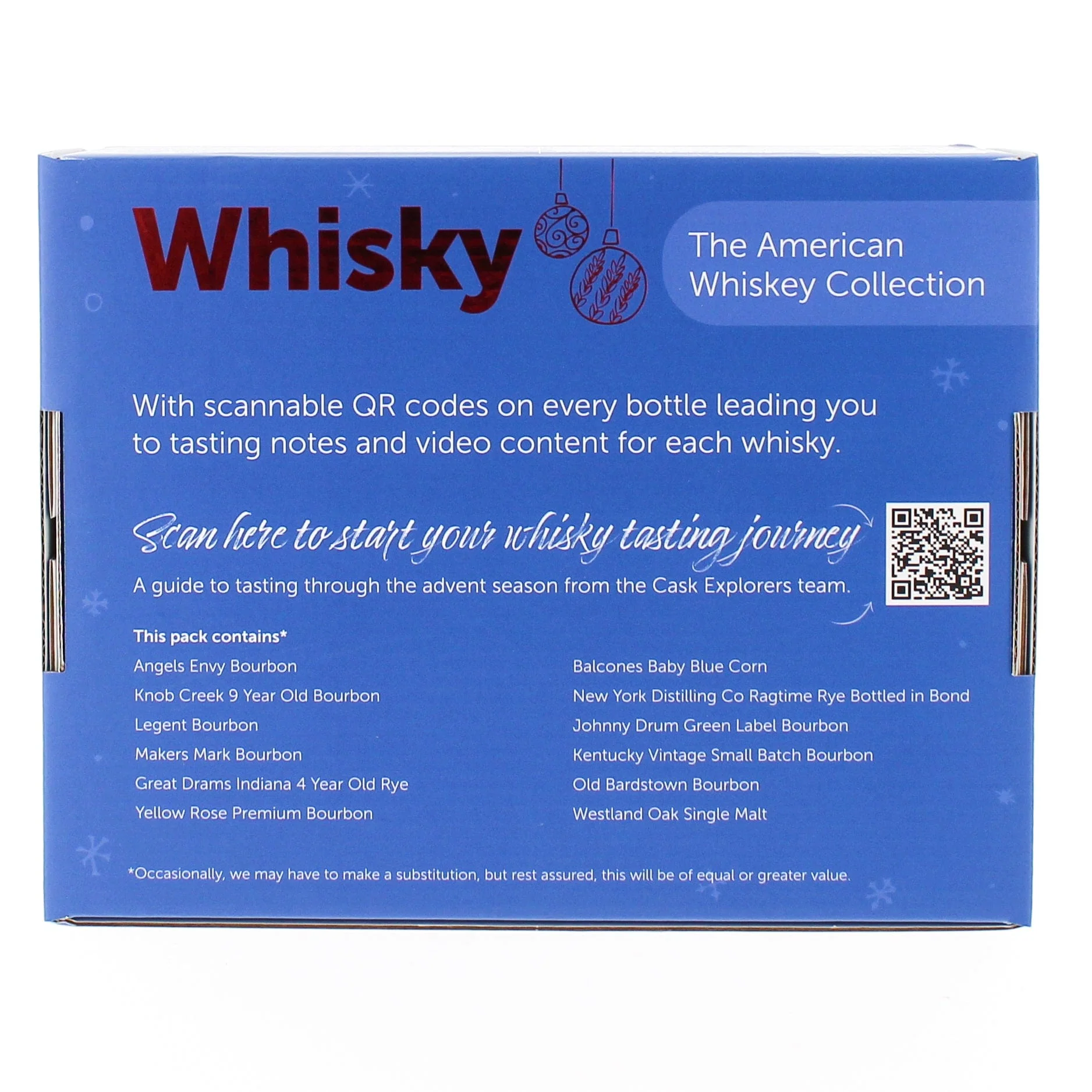 12 Day American Whiskey Advent Calendar 2023 12x3cl - Image 2