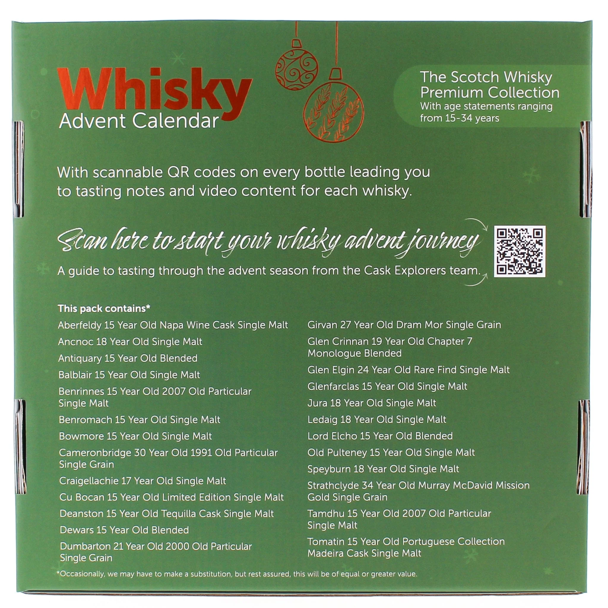 25 Day Premium Scotch Whisky Advent Calendar 2023 25x3cl - Image 2