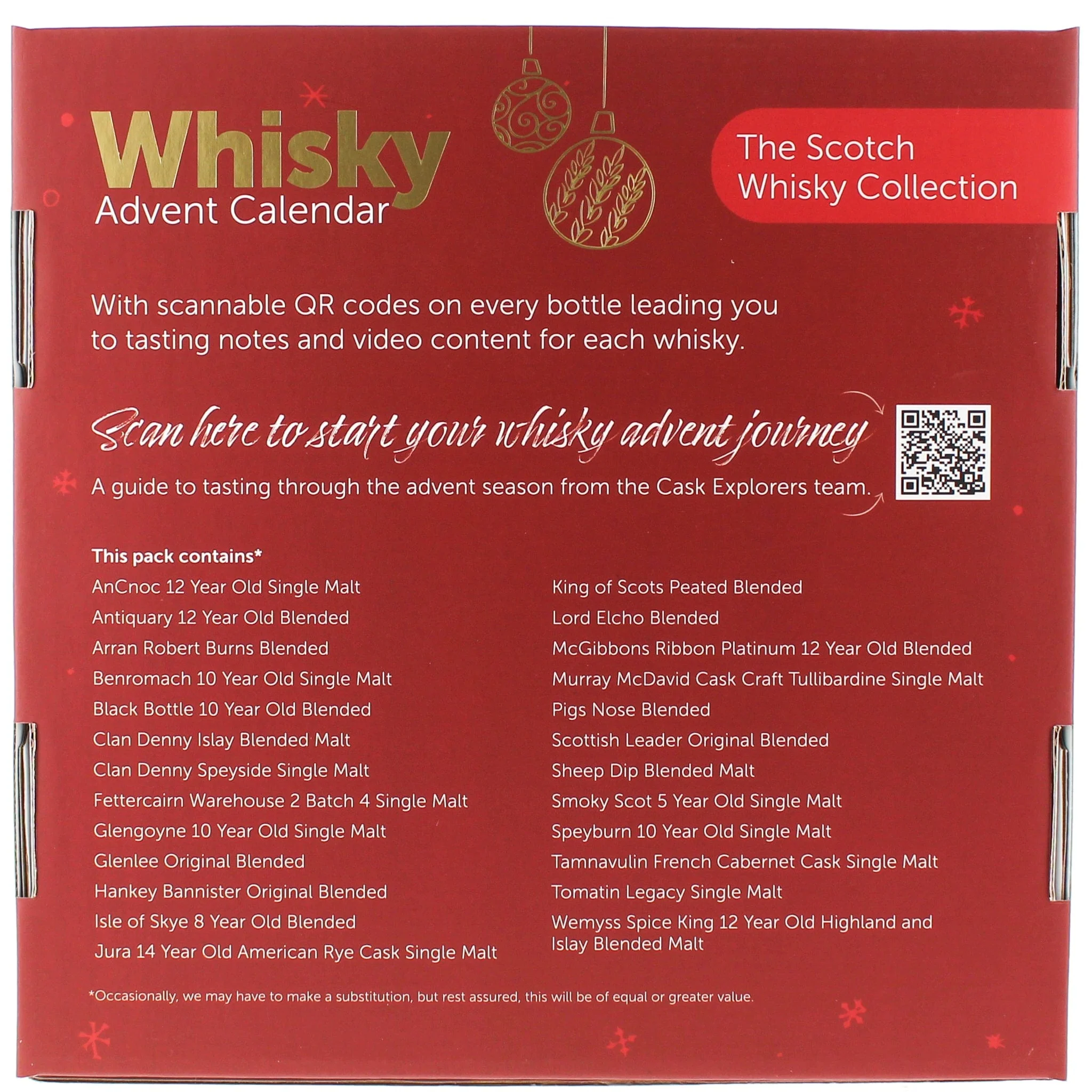 25 Day Scotch Whisky Advent Calendar 2023 25x3cl - Image 2