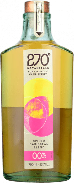 270 Degrees West Spiced Caribbean Blend Alcohol-Free Rum Alternative 70cl