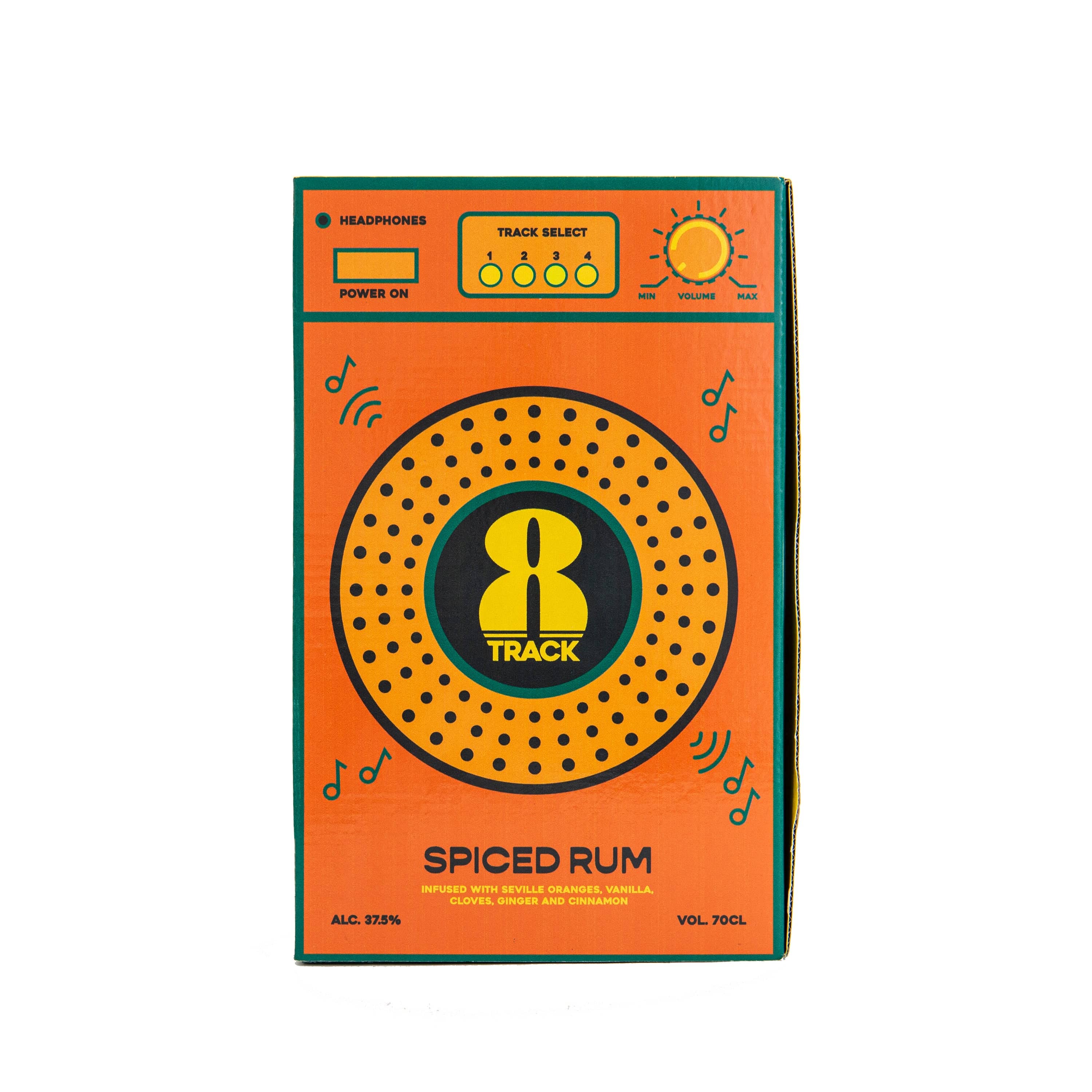 8Track Spiced Rum Gift Pack 70cl - Image 3