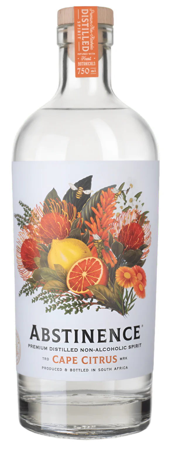 Abstinence Cape Citrus Alcohol Free Spirit 75cl