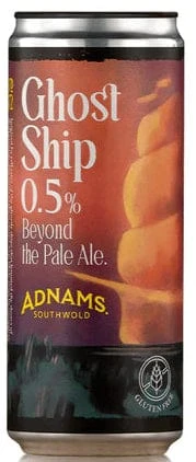 Adnams Southwold Ghost Ship 0.5% Cans 24x330ml - BBE January 2026