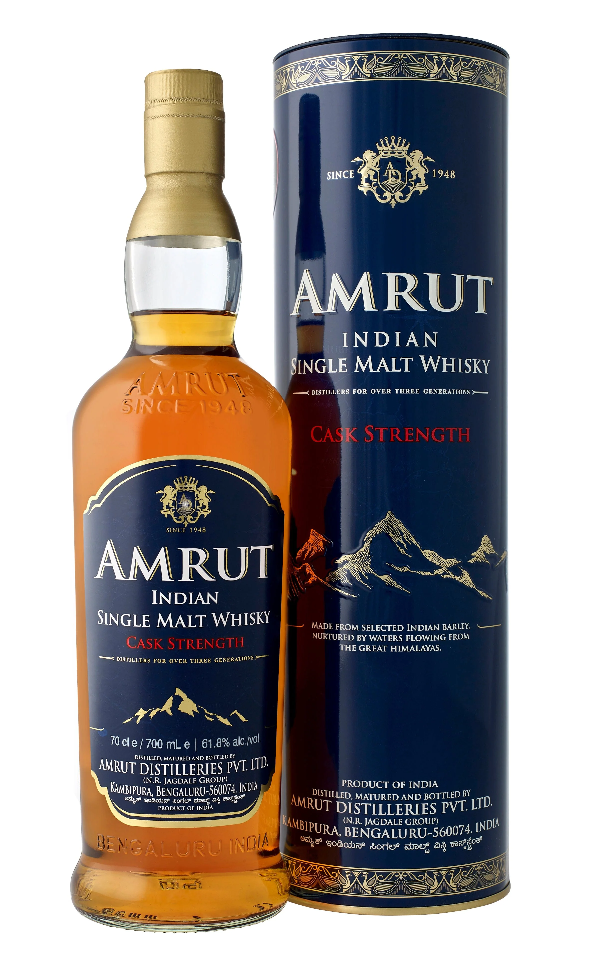 Amrut Single Malt Cask Strength Whisky 70cl