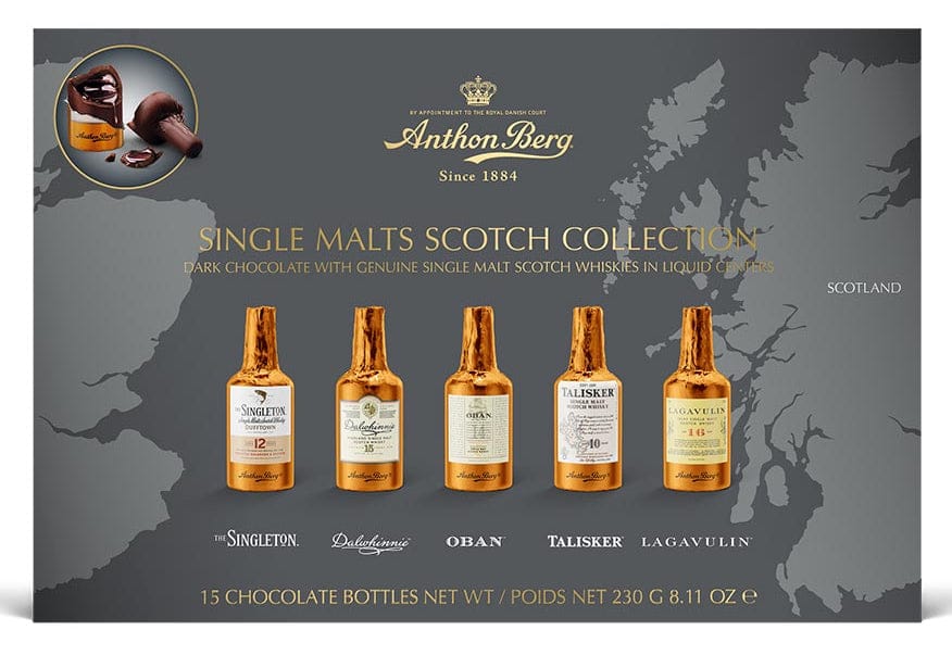 Anthon Berg Single Malt Whisky Chocolate Liqueurs 15 Pieces 230g