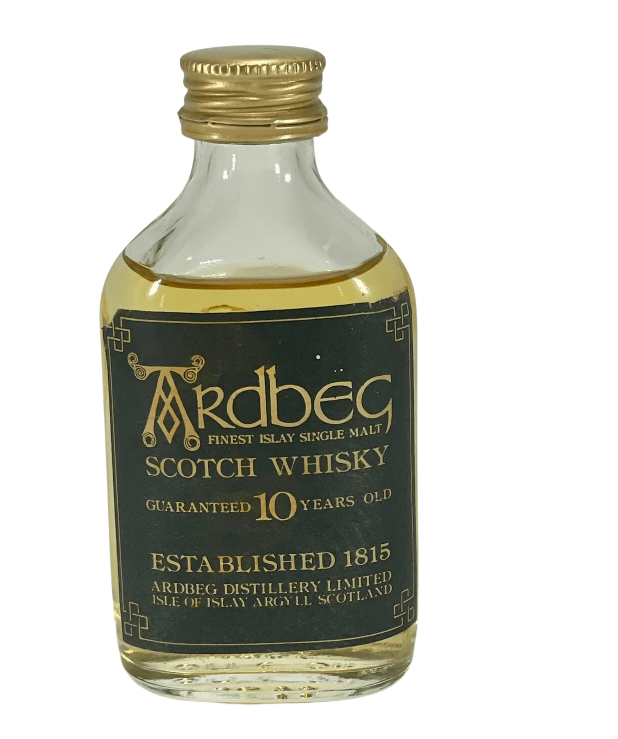 Ardbeg 10 Year Old Miniature 1970s