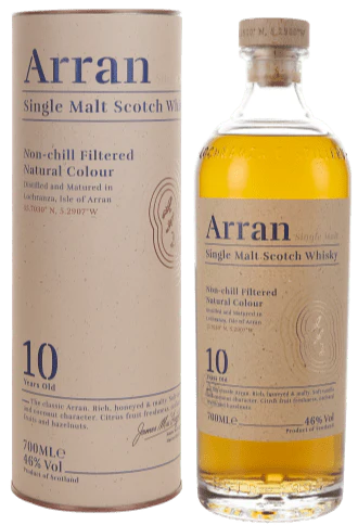 Arran 10 Year Old Single Malt Scotch Whisky 70cl