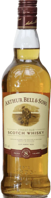 Arthur Bell & Sons 8 Year Old Scotch Whisky (Curling Label) 70cl