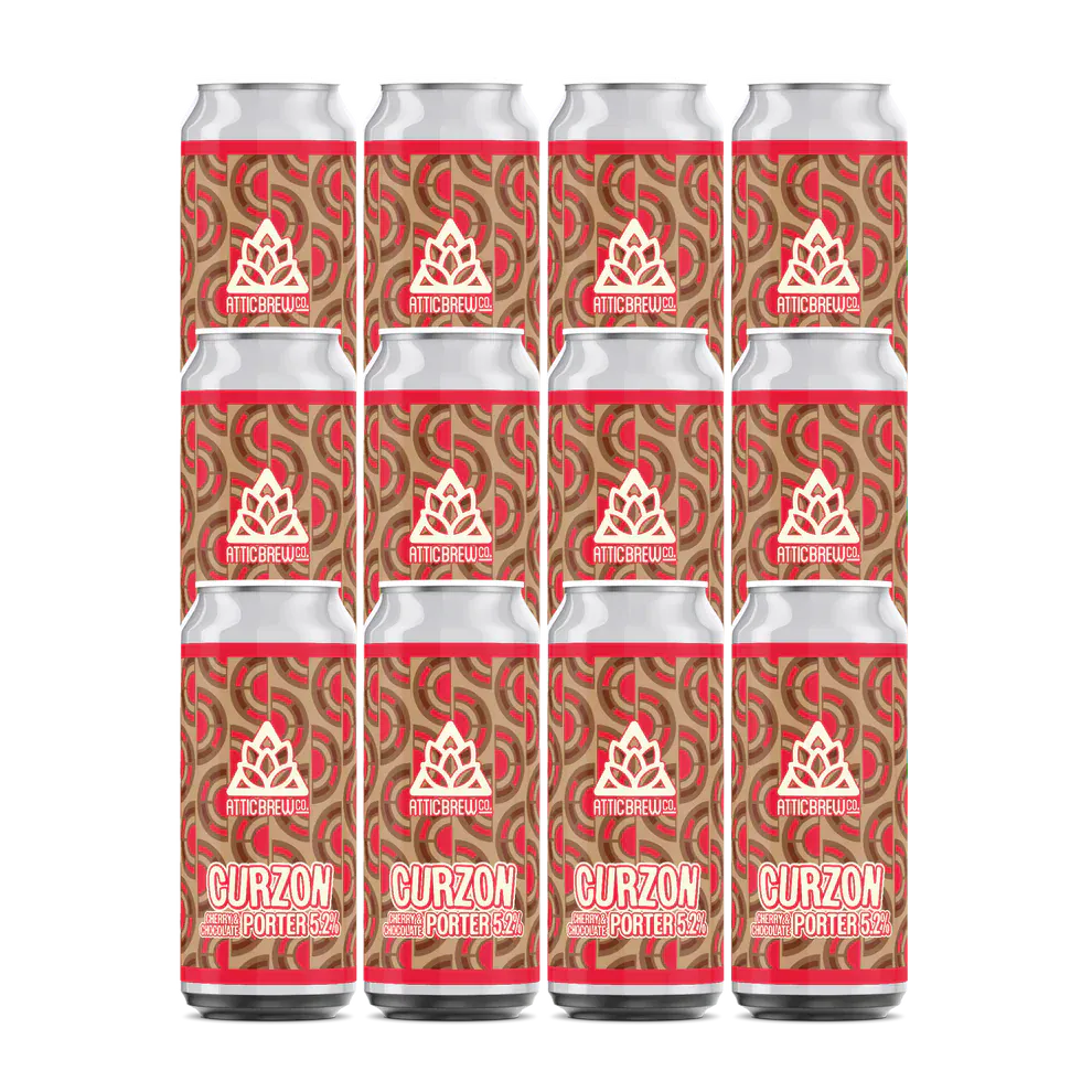 Attic Brew Co Curzon Cherry & Chocolate Porter Cans 12x440ml