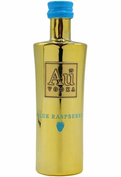 Au Vodka Blue Raspberry Miniature 5cl