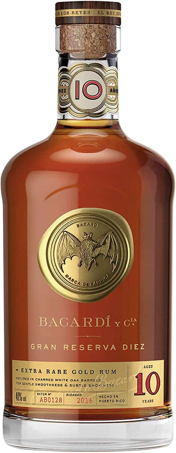 Bacardi Gran Reserva Diez 10 Year Old Rum 70cl