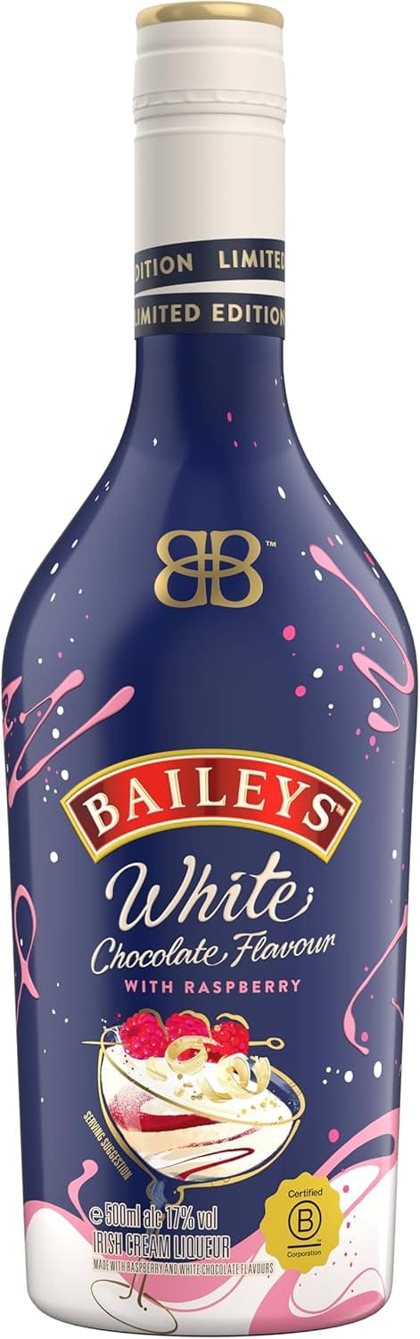 Baileys White Chocolate and Raspberry Irish Cream Liqueur 50cl