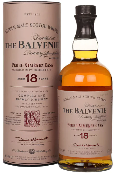 The Balvenie 18 Year Old Pedro Ximénez Cask Single Malt Scotch Whisky 70cl