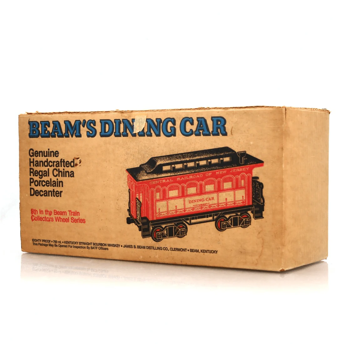 Beam 100 Month Old Dining Car Decanter 1982 75cl - Image 3