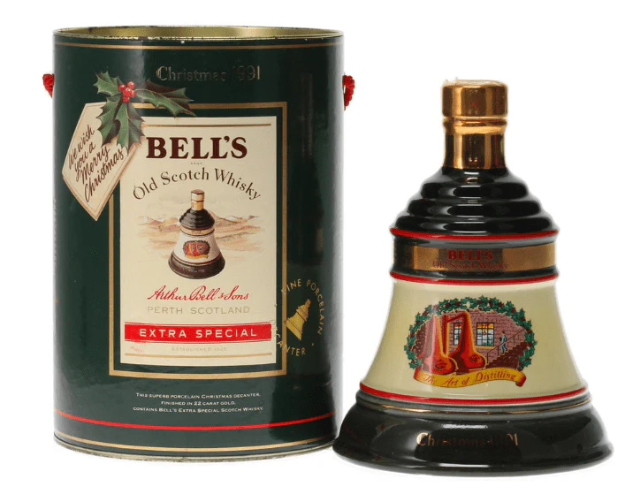 Bell's Blended Scotch Whisky Christmas Decanter 1991 70cl