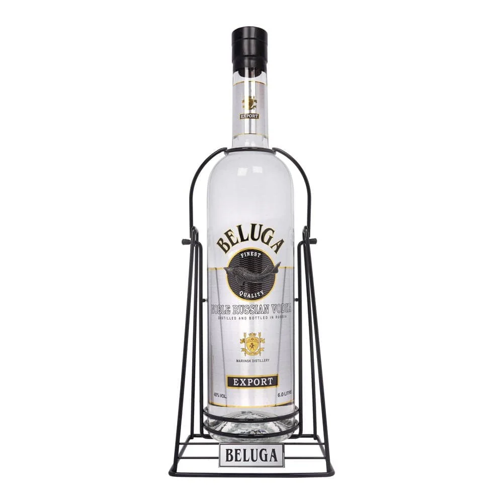 Beluga Noble Export Vodka On Cradle Imperial Bottle 6L