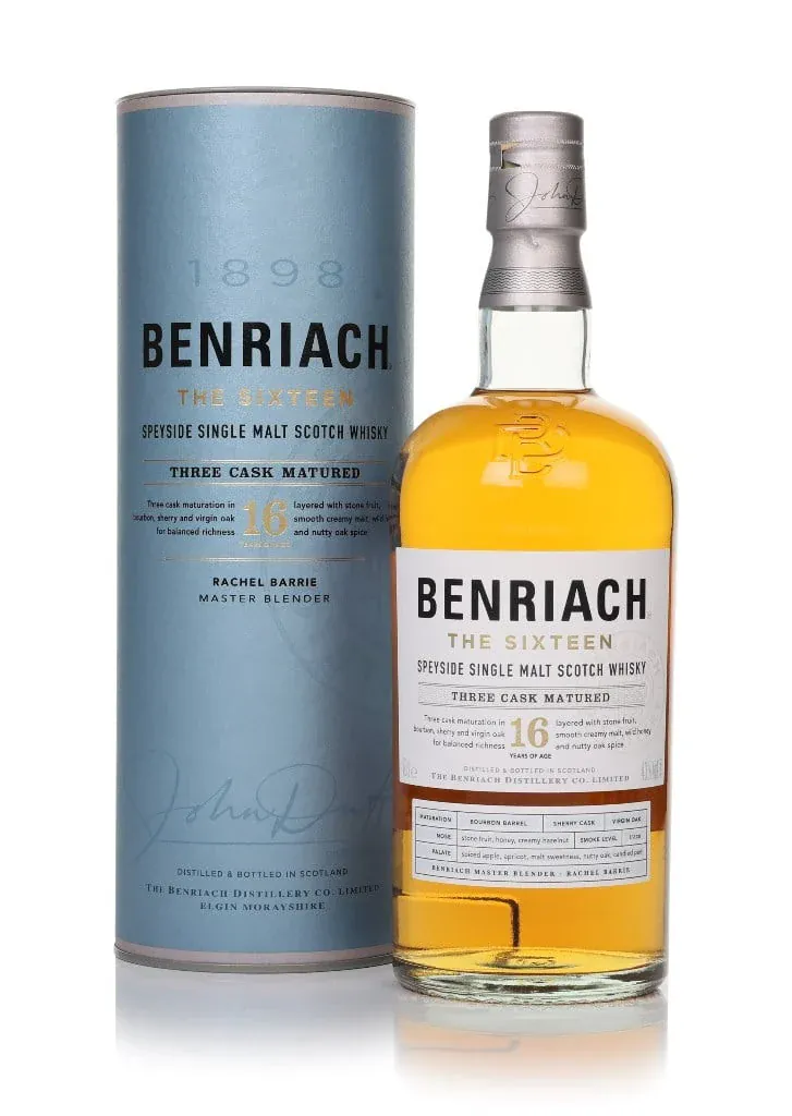 Benriach The Sixteen 16 Year Old Single Malt Scotch Whisky 70cl