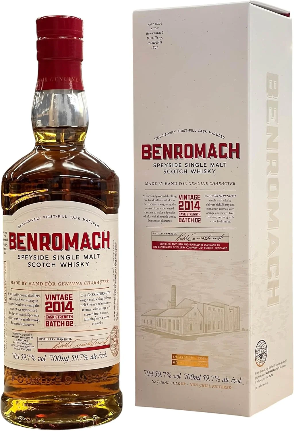 Benromach Cask Strength Vintage 2014 Batch 2 70cl