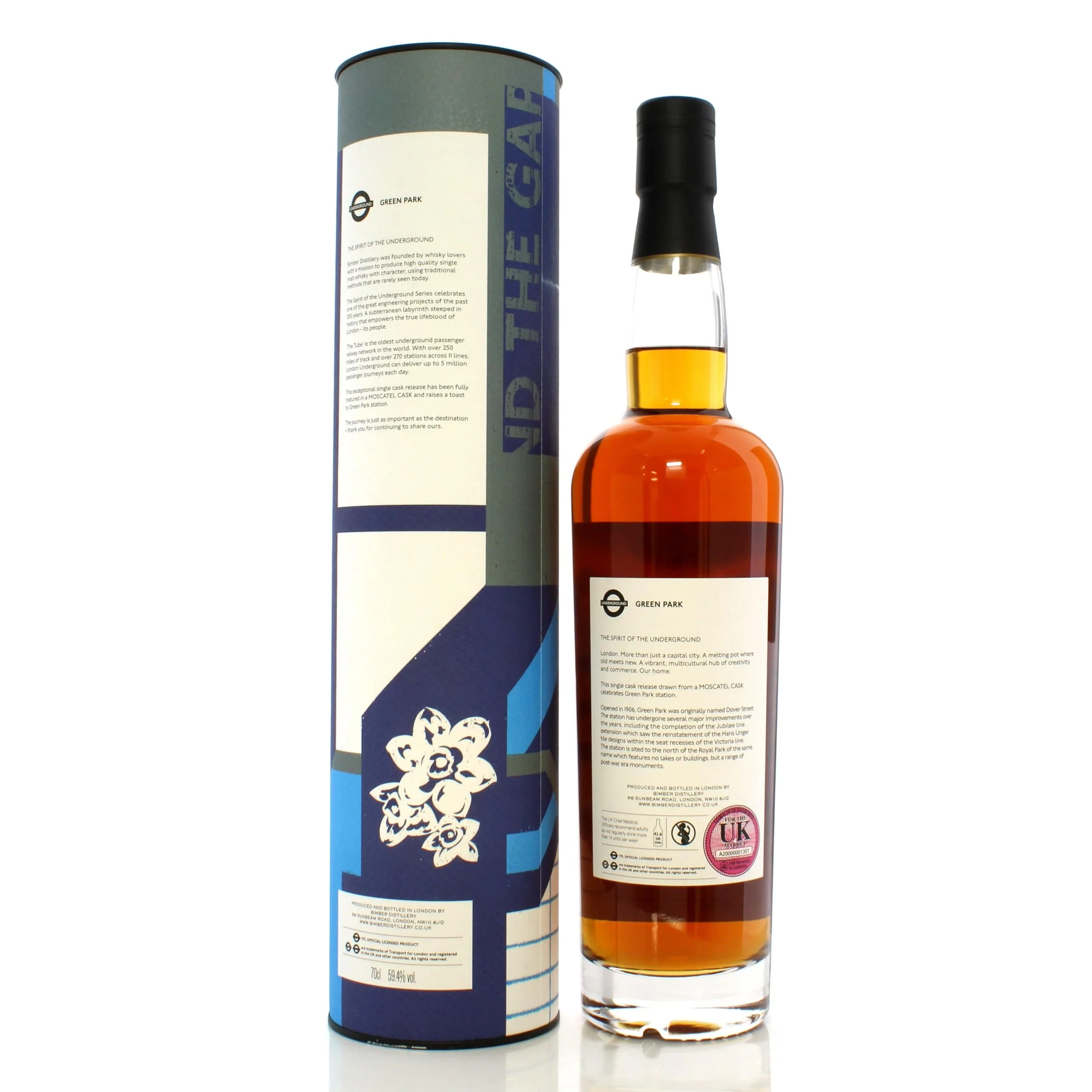 Bimber Single Cask #443 The Spirit of the Underground - Green Park 70cl - Image 2