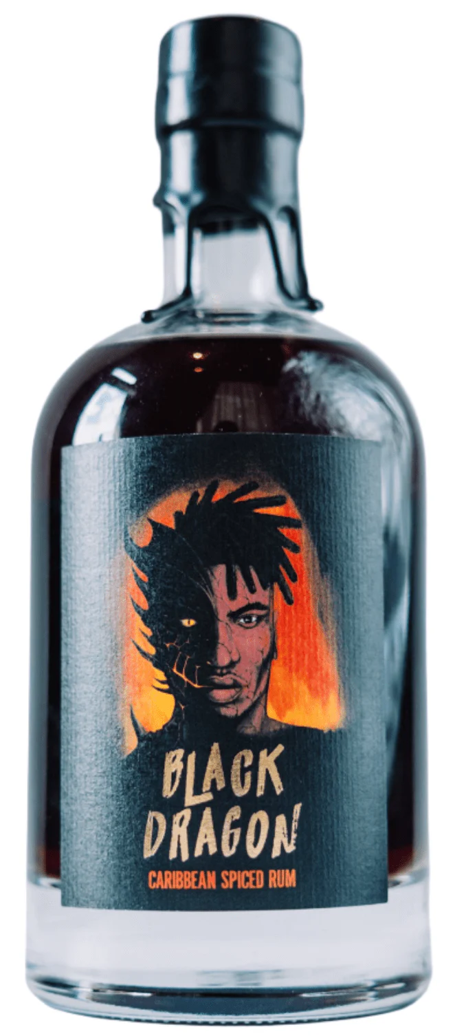 Black Dragon Caribbean Spiced Rum 70cl