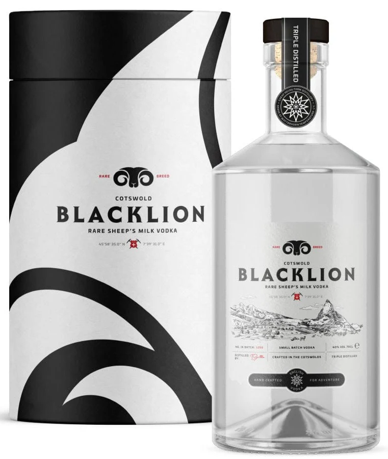 BlackLion Rare Sheep's Milk Vodka Gift Tube 70cl