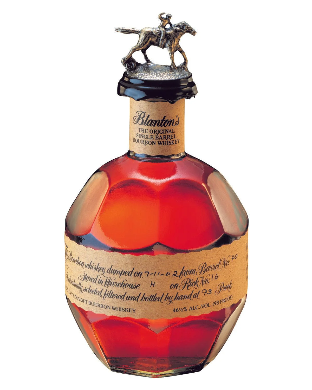 Blanton's Original Single Barrel Bourbon Whiskey 70cl