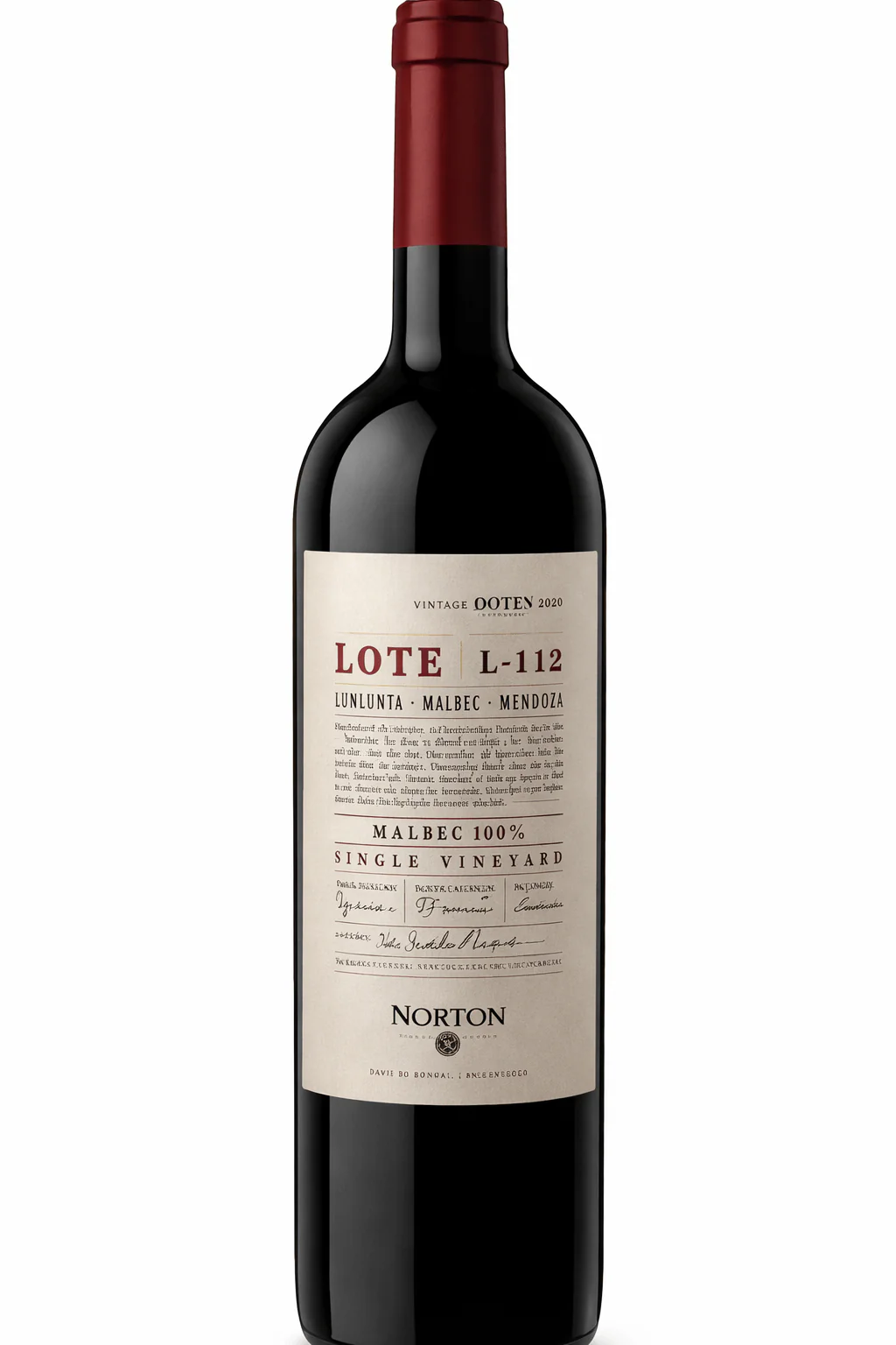 Bodega Norton lLote LC -121 single vineyard malbec lunlunta 75cl