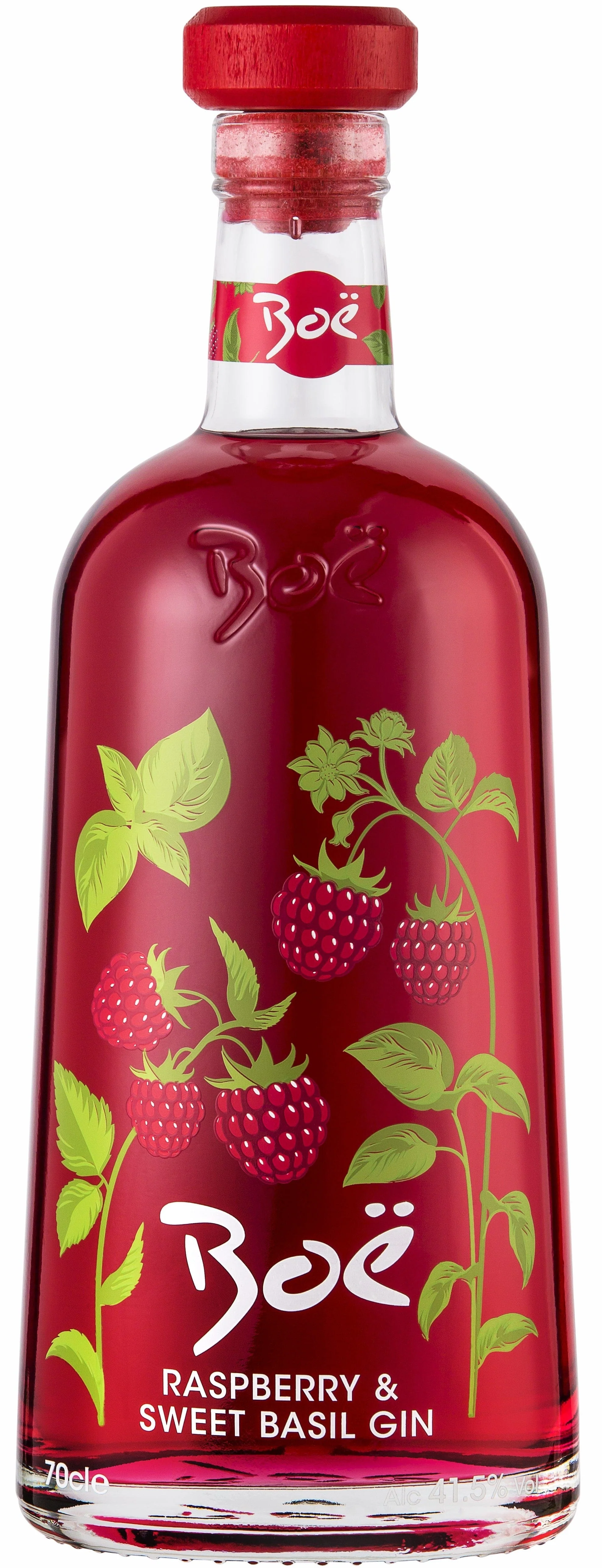Boƫ Raspberry & Basil Gin 70cl