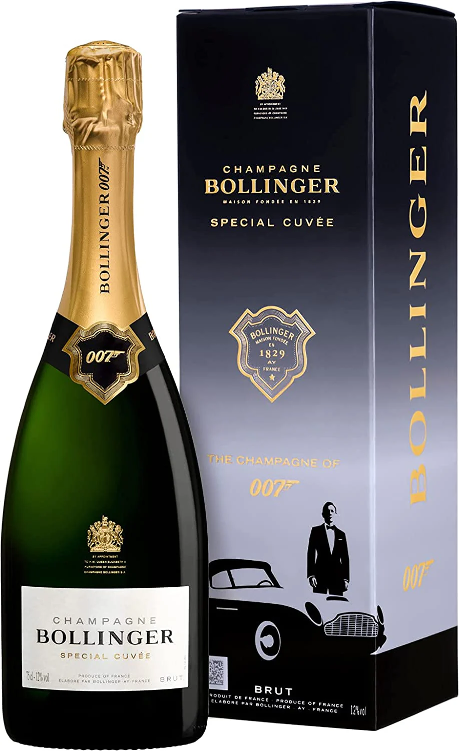 Bollinger Special Cuvee NV Champagne 007 James Bond Limited Edition Gift Box 75cl