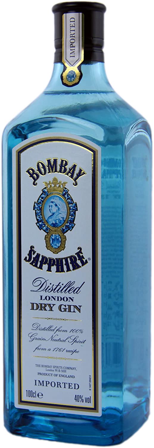 Bombay Sapphire London Dry Gin & Balloon Glass 1L - Image 2