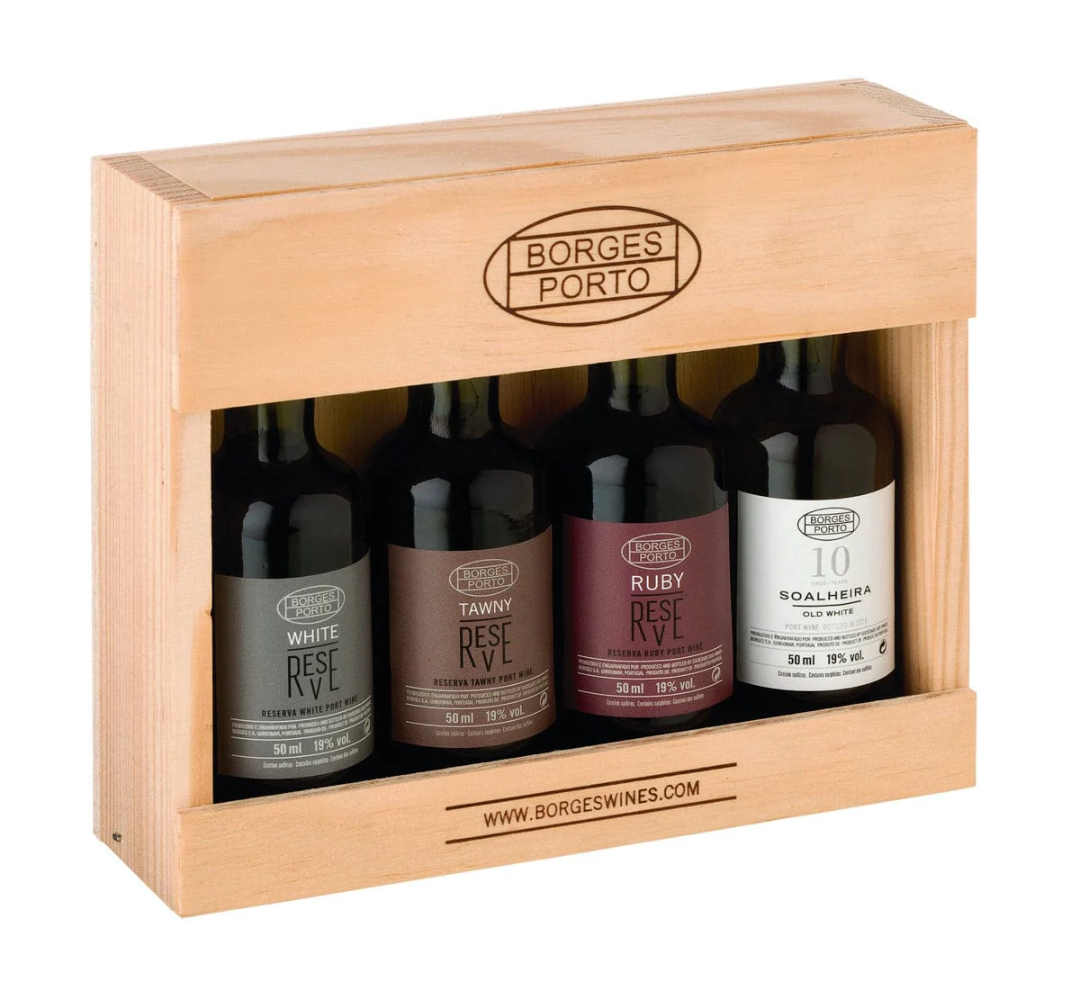 Borges Port Miniature Gift Pack 4x5cl