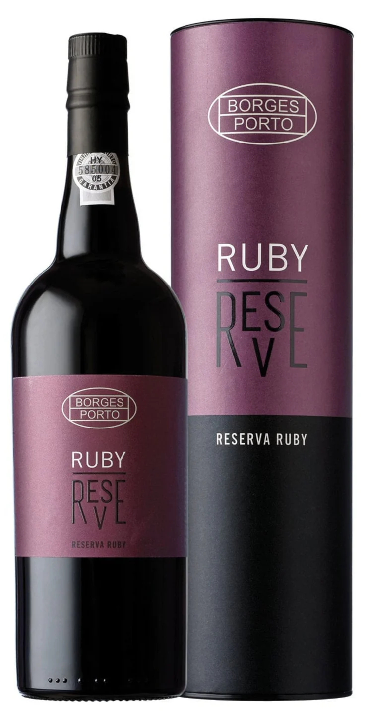 Borges Ruby Reserve Port with Premium Individual Tube 75cl