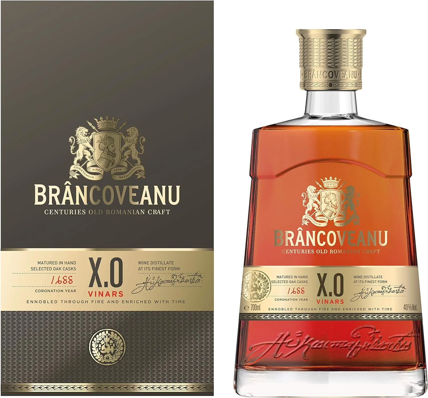 Brâncoveanu XO Romanian Fine Vinars Brandy 70cl