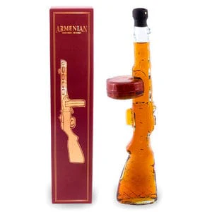 Brandy Filled Automat PPSH Gun Decanter 50cl