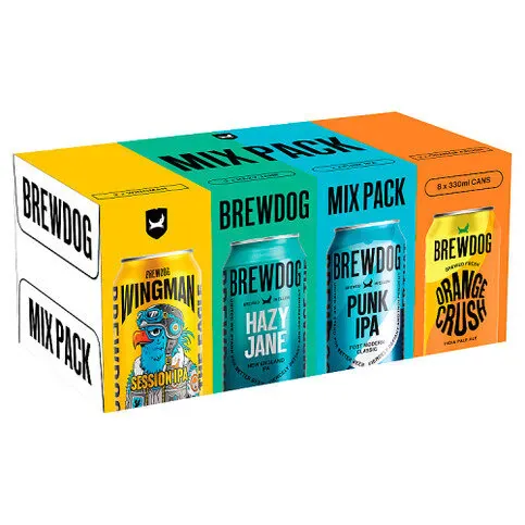 BrewDog Beer Mix Pack Cans 8x330ml