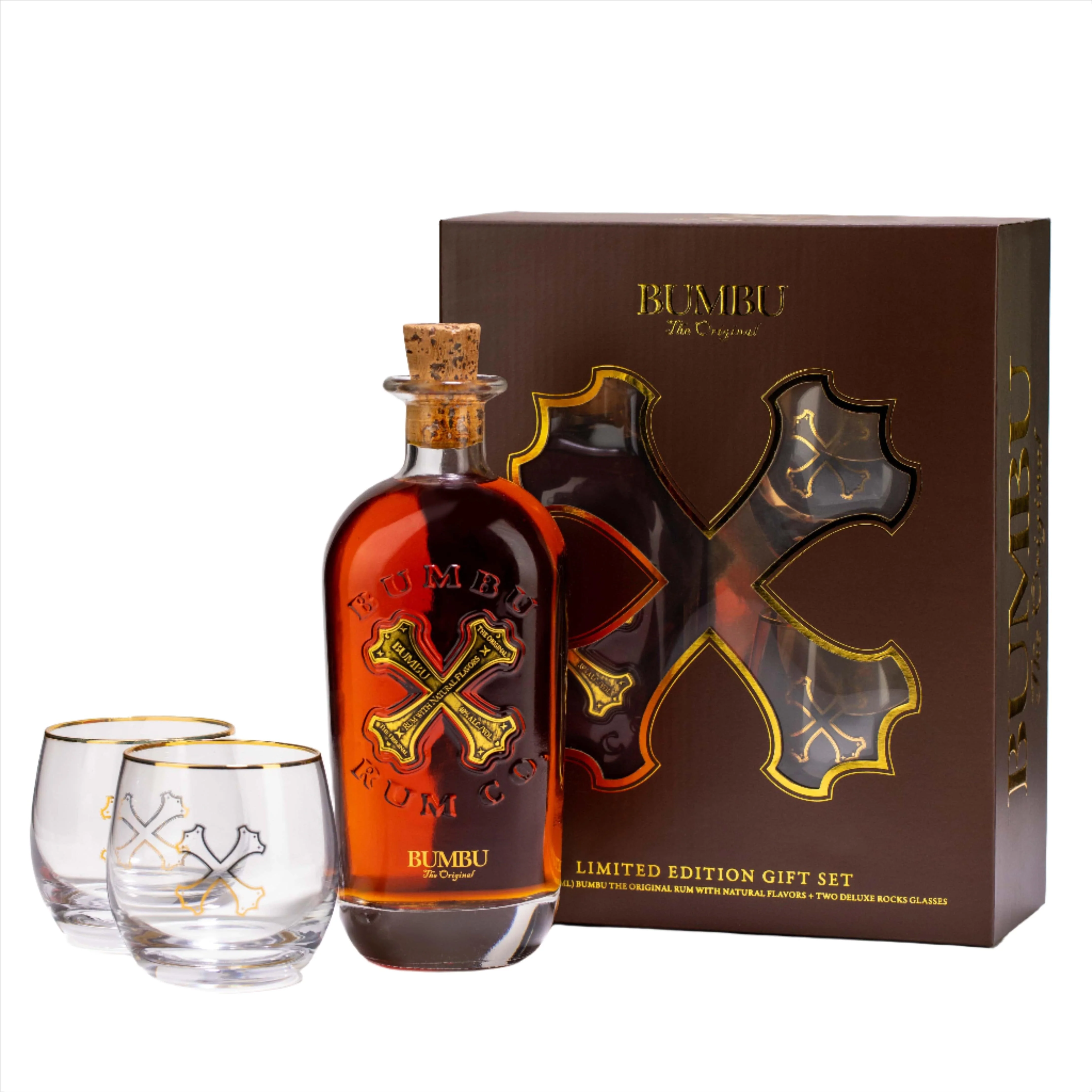 Bumbu The Original Rocks Gift Set With Glasses 70cl