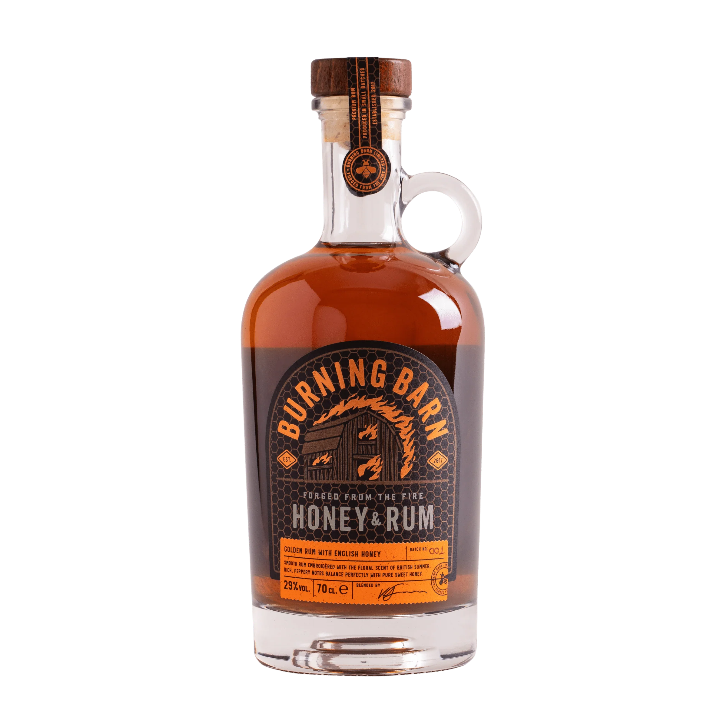 Burning Barn Honey & Rum Liqueur 70cl