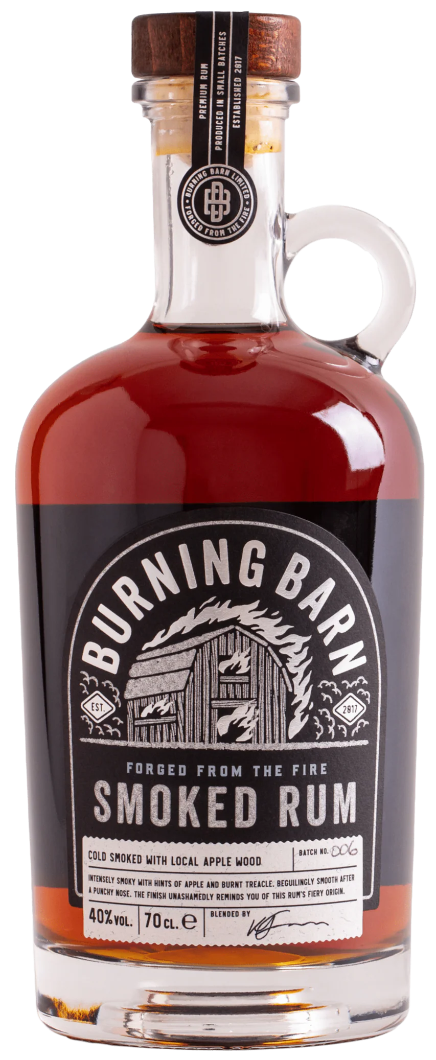Burning Barn Smoked Rum 70cl
