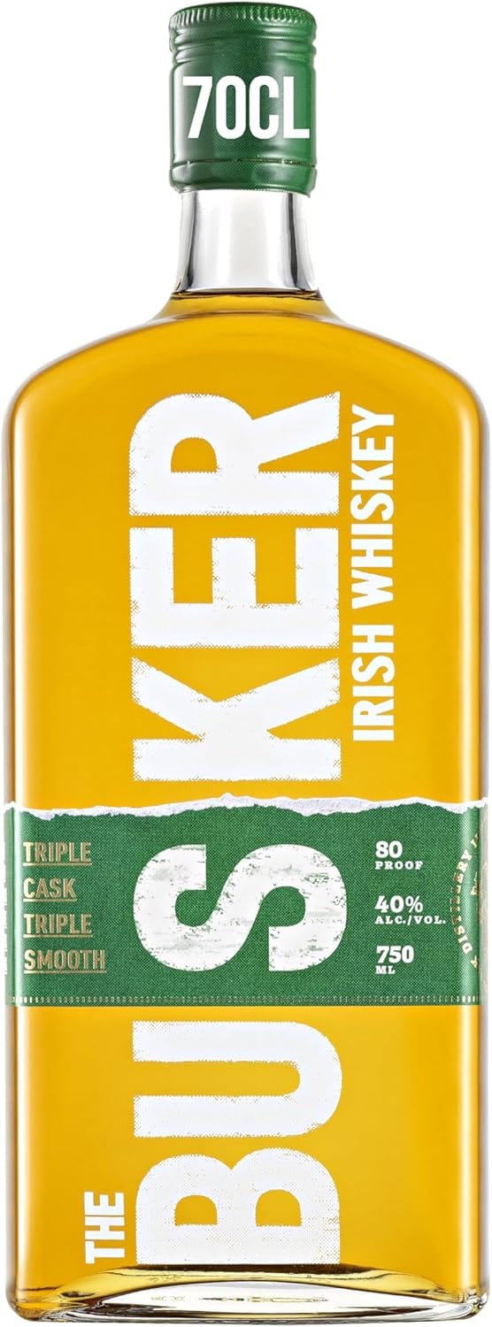 Busker Triple Cask Smooth Blended Irish Whiskey 70cl