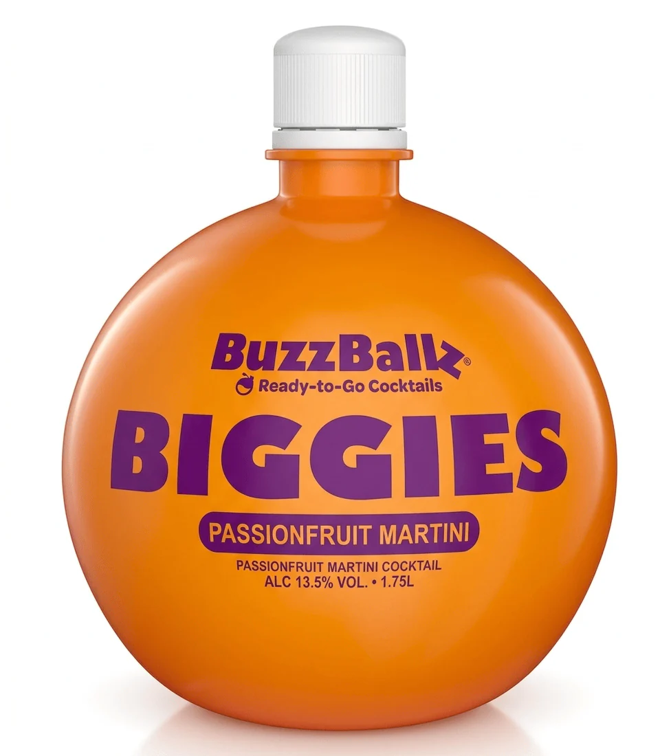 BuzzBallz Biggies PassionFruit Martini 1.75L