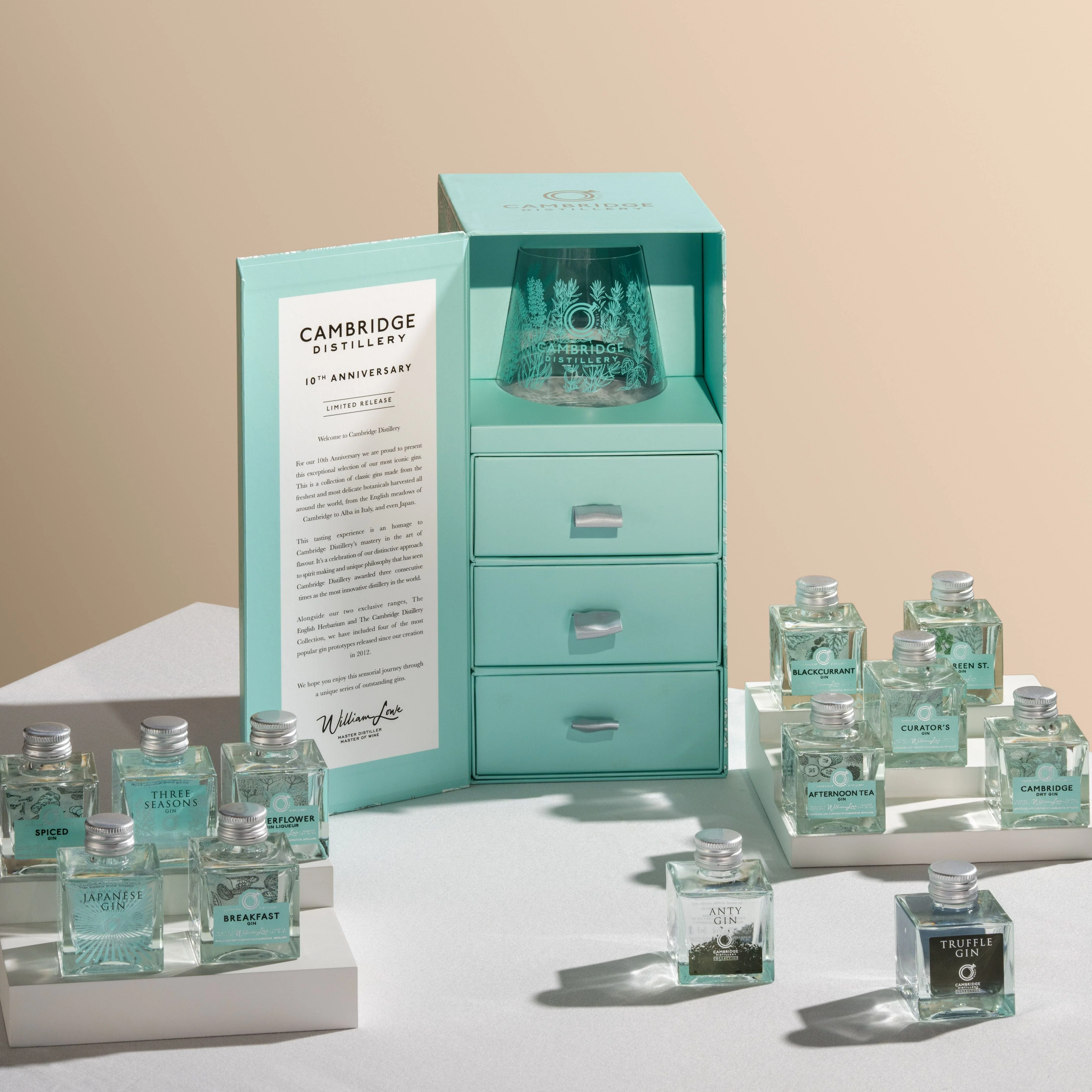 Cambridge Anniversary 10th Anniversary Tasting Set 12x5cl