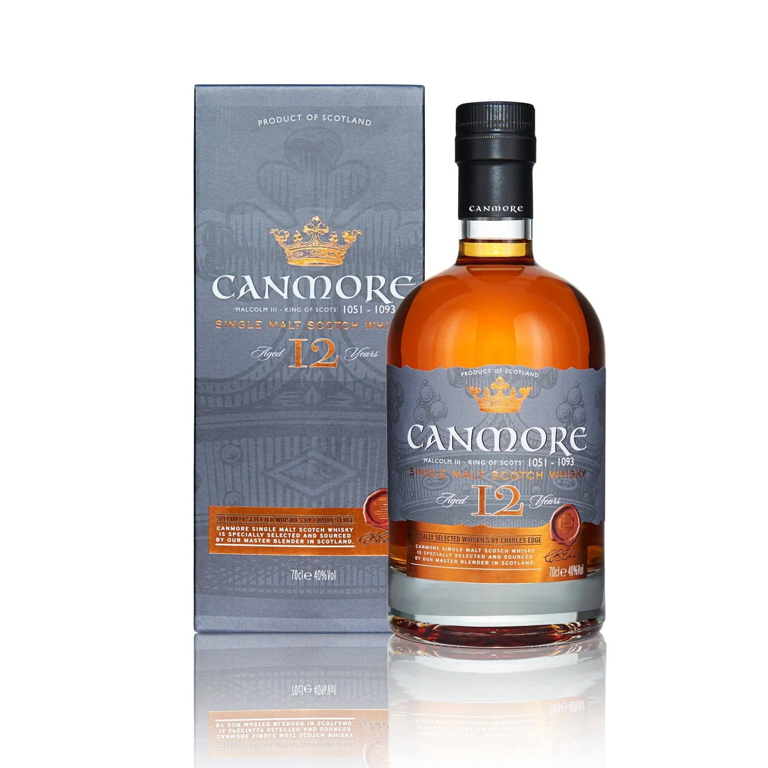 Canmore 12 Year Old Single Malt Scotch Whisky 70cl