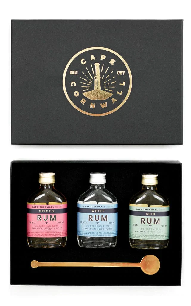 Cape Cornwall Rum Gift Selection Box 3x5cl