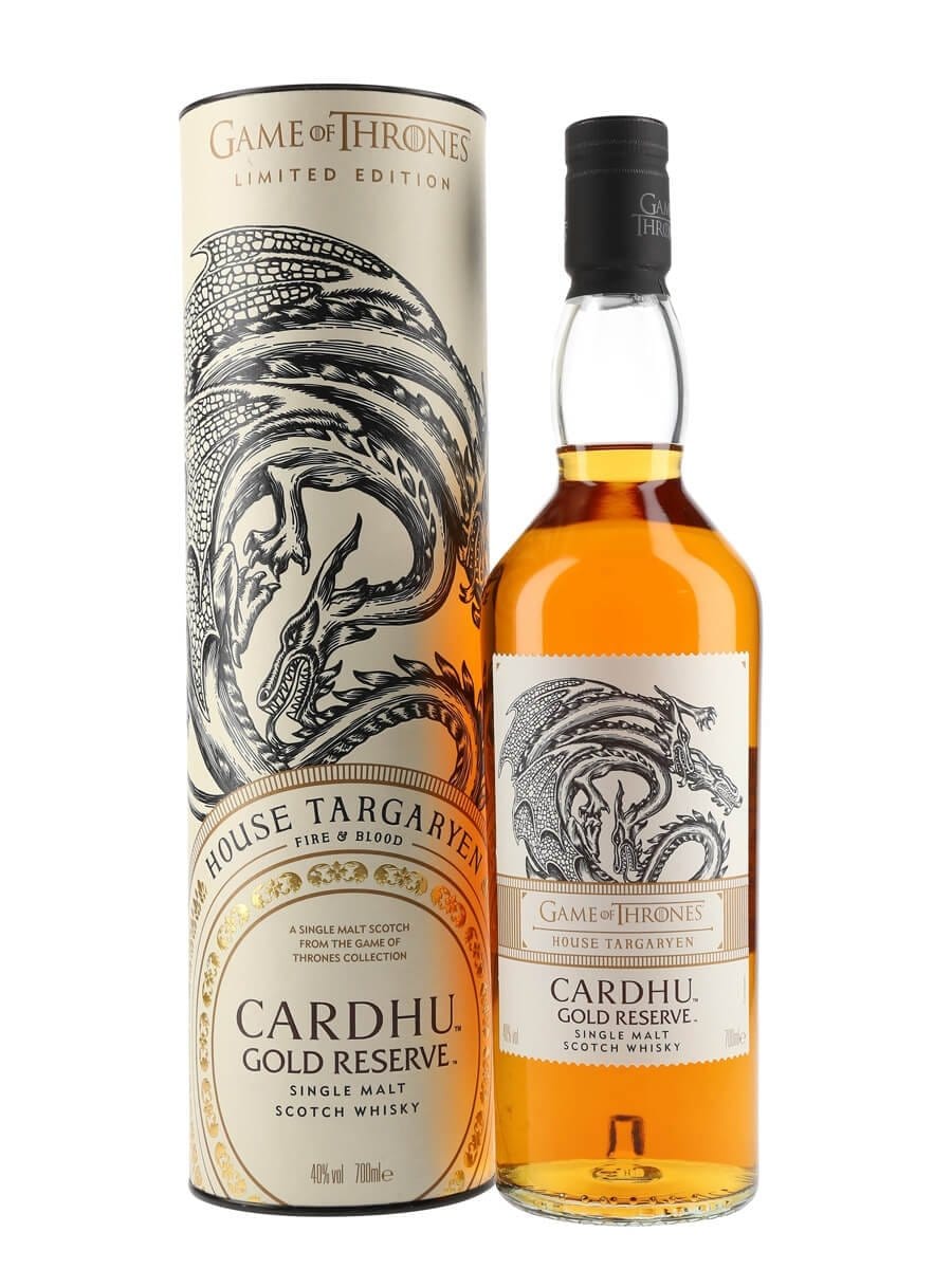 Cardhu Gold Reserve Whisky (Game Of Thrones - House Targaryen) 70cl