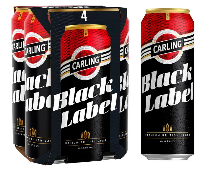 Carling Black Label Lager Pint Cans 24x568ml