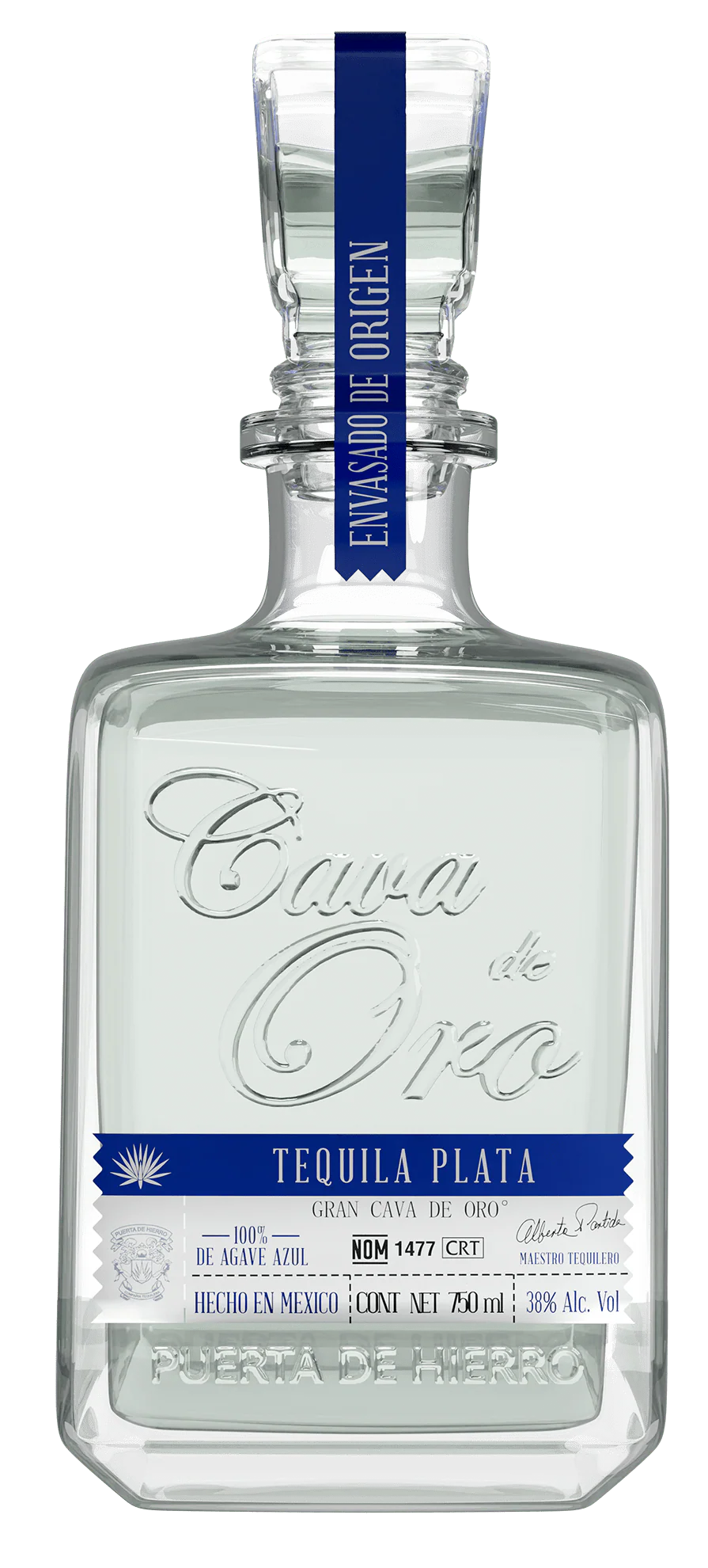 Cava de Oro Plata Tequila 100% Agave 70cl