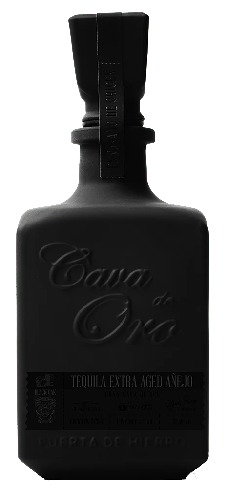 Cava De Oro Tequila Extra Aged Añejo Black 70cl