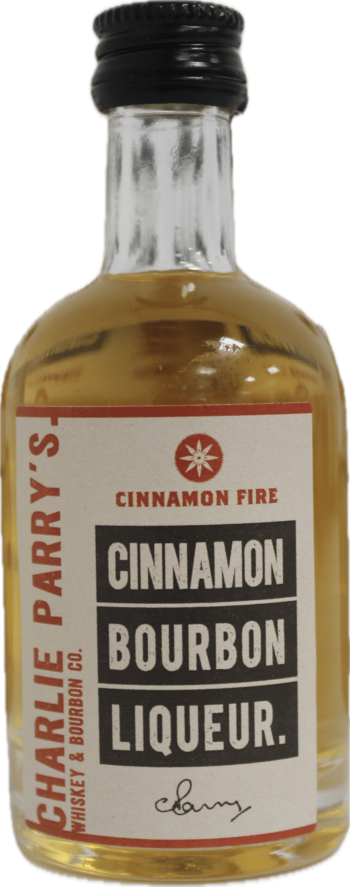 Charlie Parry's Cinnamon Bourbon Liqueur Miniature 5cl
