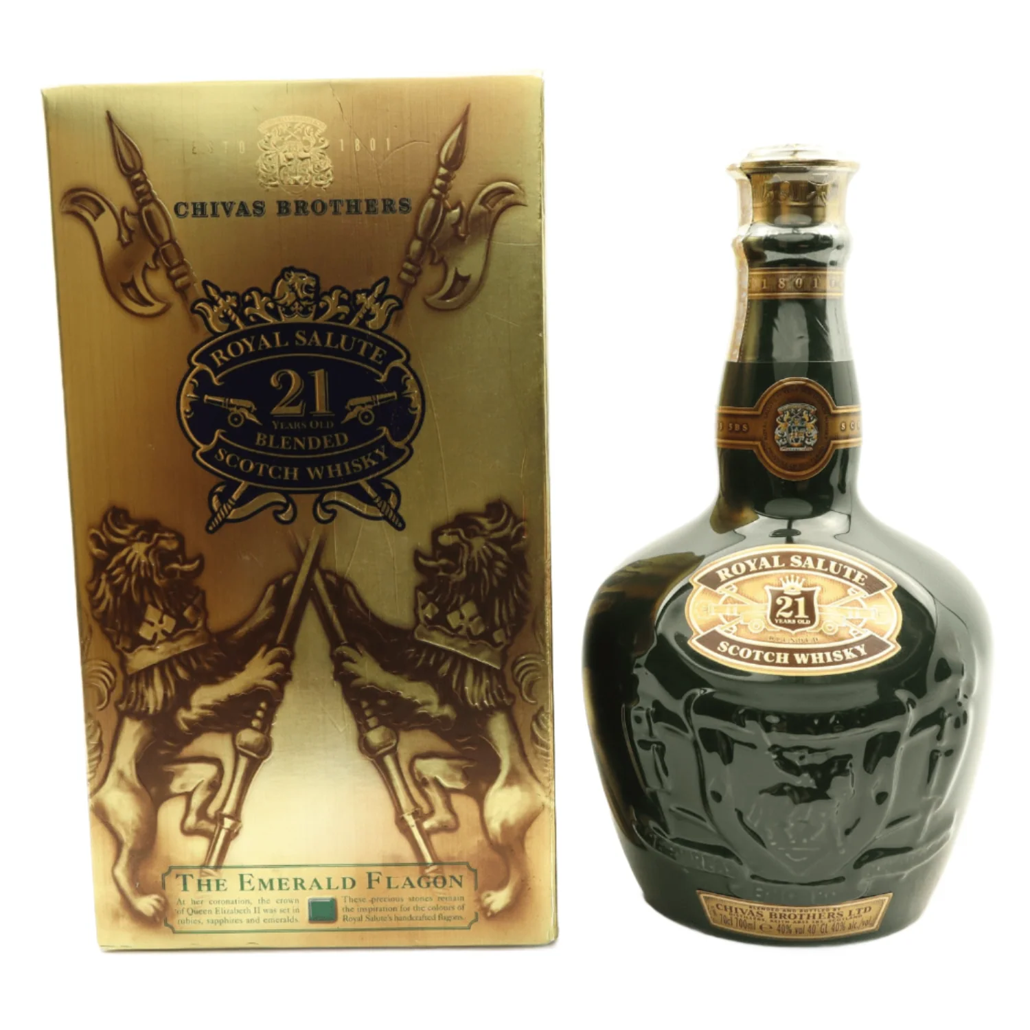 Royal Salute 21 Year Old Emerald Flagon Blended Scotch Whisky 70cl