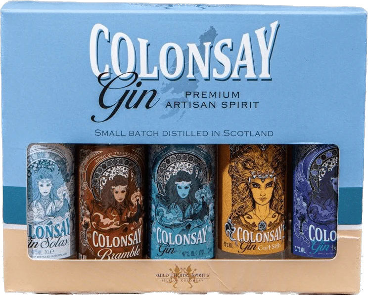 Colonsay Gin Presentation Pack 5x5cl